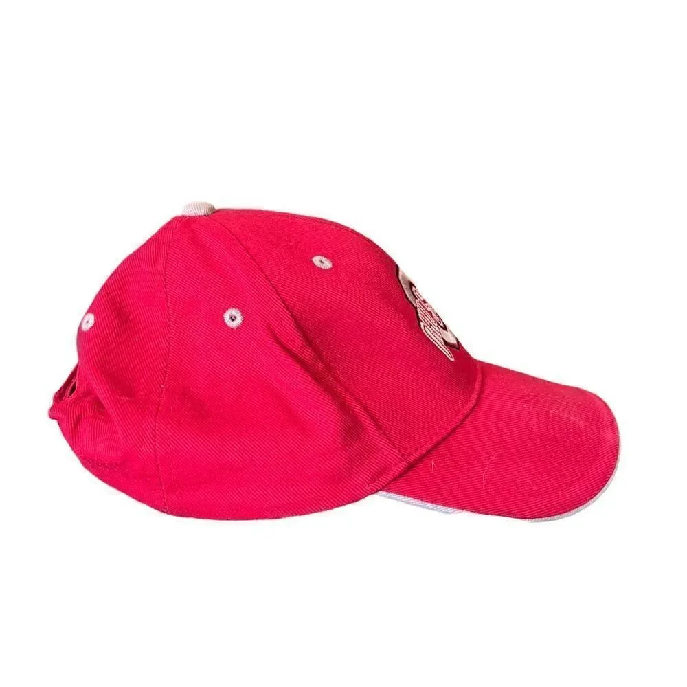 Ohio‎ State Buckeyes red hat with embroidered Block O and school name one size